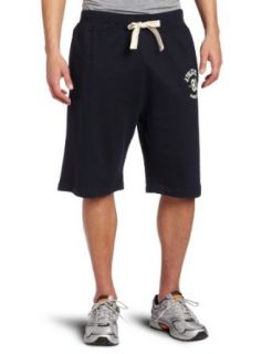 Bottoms Out Mens French Terry Shorts, Navy, Large