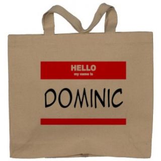 HELLO my name is DOMINIC Totebag (Cotton Tote / Bag