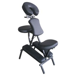 Portable Black Massage Folding Chair