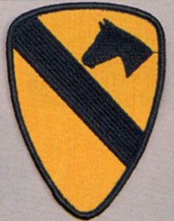 US Army 1st Cavalry Division Patch Clothing