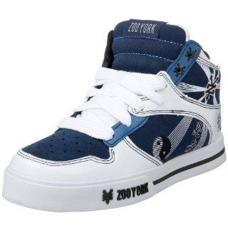 Kid/Big Kid Ying Yang Sneaker,White/Navy,12.5 M US Little Kid Shoes