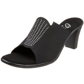 Onex Womens Tess Sandal,Black/Silver,11 M US Shoes