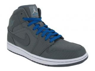 PHAT BASKETBALL SHOES 13 (COOL GREY/IMPERIAL BLUE/WHITE) Shoes