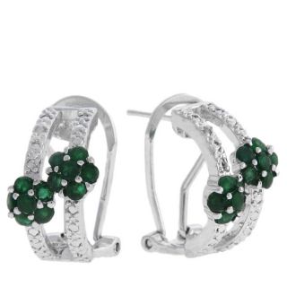 Emerald Earrings Buy Cubic Zirconia Earrings, Diamond