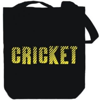 Canvas Tote Bag Black  Cricket / DOPPLER EFFECT  Sports