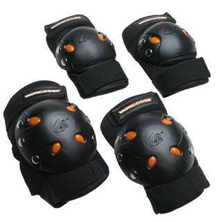 Mongoose BMX Bike Gel Knee and Elbow Pads: Sports