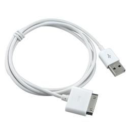 Mybat 375287 Three foot Apple iPod USB Two in one White USB Cable
