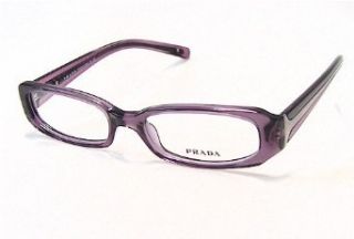 PRADA VPR 05L Purple 7WR 101 Eyeglasses 49x16 Clothing