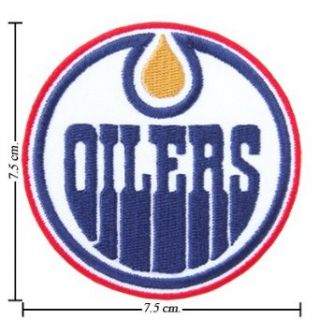 Edmonton Oilers Logo Embroidered Iron Patches: Clothing