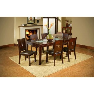 American Lifestyles 7 piece Lakeside Extension Dining Table Set