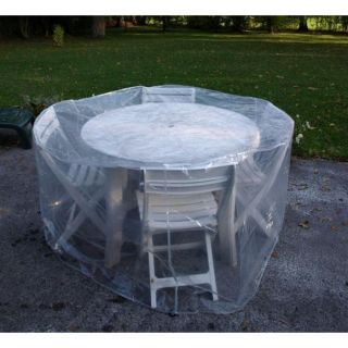 Housse salon avec table ronde 120 cm + 4/6 chaises   Achat / Vente