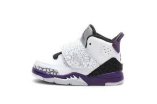  Jordan Kids Son of Mars (Td) White Purple 512244 106 7c Shoes