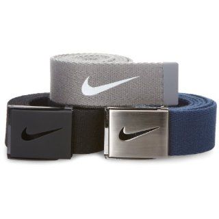 Nike Golf Mens Tech Essentials 3 Pack Belt Gift Set