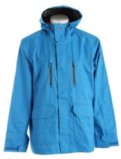 Quiksilver Piranha Shell Ski Snowboard Jacket Azul Blue Sz