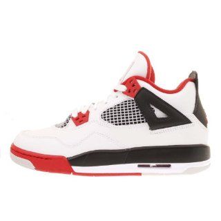 Nike Air Jordan 4 Retro (GS) Boys Basketball Shoes 408452 110