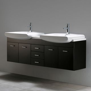 Vigo 59 inch Double Bathroom Vanity