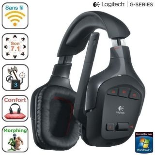 Logitech G930 Wireless Gaming Headset   Achat / Vente CASQUE