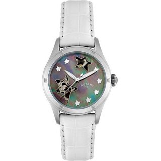 Rotary Womens Rocks Automatic Diamond White Watch