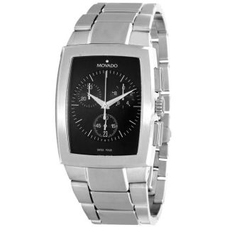 Movado Mens Eliro Stainless Steel Chronograph Watch
