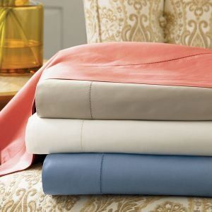 ELYSE   FULL/QUEEN FLAT SHEET 96x114, Coral Home