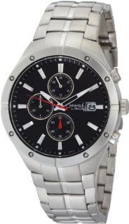 Caravelle by Bulova Mens 43B117 Black Dial Bracelet Watch Watches