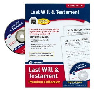 Adams Last Will and Testament with CD, (ALFP117) Office