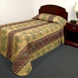 FULL 96x118 St. Laurant Flax Hotel Bedspreads Everyday
