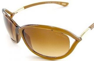 TF8 602 Sunglasses 61 16 120 Soft Brown Lens & Brown Frame Clothing