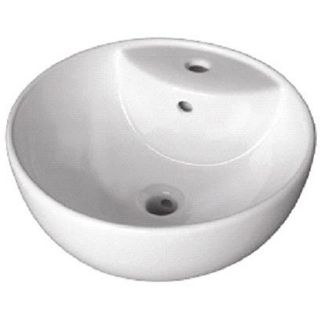 Ceramic 16.5 inch White Vessel Sink Today $135.99