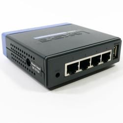 Linksys PrintServer Ethernet 10/100Mbps 4 Ports RJ 45 1Port USB PSUS4