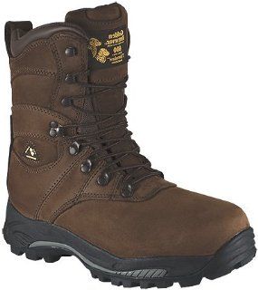 Mens Brown 8 Inch Waterproof Insulated Hunter Style 4782 Shoes