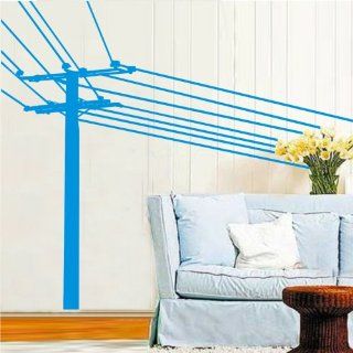POWERLINE WALL DECAL 100CM X 122CM, FLOWS FROM LEFT TO