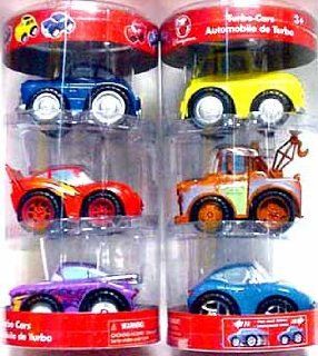 Disney Cars 6 Pull Back Cars Gift Set with Lighting