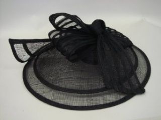 Fascinators Sinamay Hat   5699C (Black) Clothing