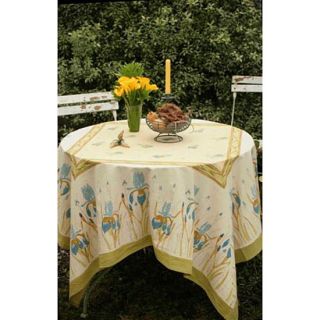 Iris Blue/ Green Tablecloth (71 in. x 106 in.)