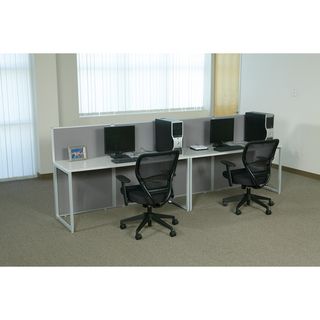 Office Star Box Office Two Desk Bench Style Workstation