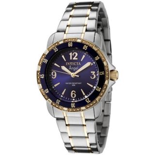 Invicta Womens Angel Blue Dial Two tone Watch