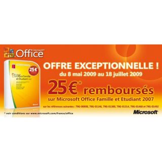 LOGICIEL BUREAUTIQUE PACK Microsoft Office Familial 2007 + Disque dur