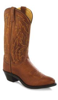  Old West Tan Canyon Polanil Leather Ladies Western Boots: Shoes
