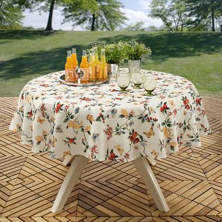 Papillion Printed Butterfly Tablecloth (70 in. Round)