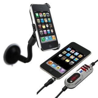 Windshield Mount/ FM Transmitter for Apple iPhone 3G/ 3GS
