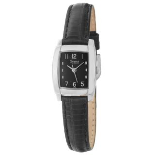 Caravelle by Bulova Womens Strap Stainless Steel and Leather Quartz