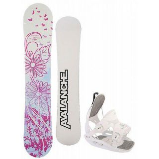Avalanche Bliss Womens 153 cm Snowboard with Flow Muse Bindings