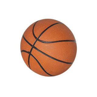 Hathaway Five inch Brown Rubber Mini Basketball for Children