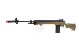 Airsoft Gun M14 Fully Automatic AEG Rifle   Textured OD