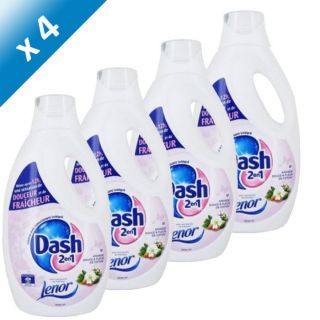 DASH 2en1 Lessive liquide Dermadouceur x4   Achat / Vente LESSIVE