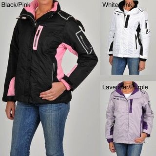 Womens 3 in 1 Water resistant Hooded Jacket