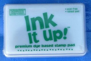 Ink It Up Premium Dye Based Christmas Green Stamp Pad
