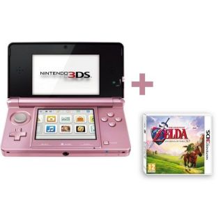 3DS ROSE CORAIL + ZELDA OCARINA OF TIME   Achat / Vente DS 3DS ROSE