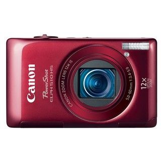Canon PowerShot ELPH 510 HS 12.1MP Red Digital Camera
